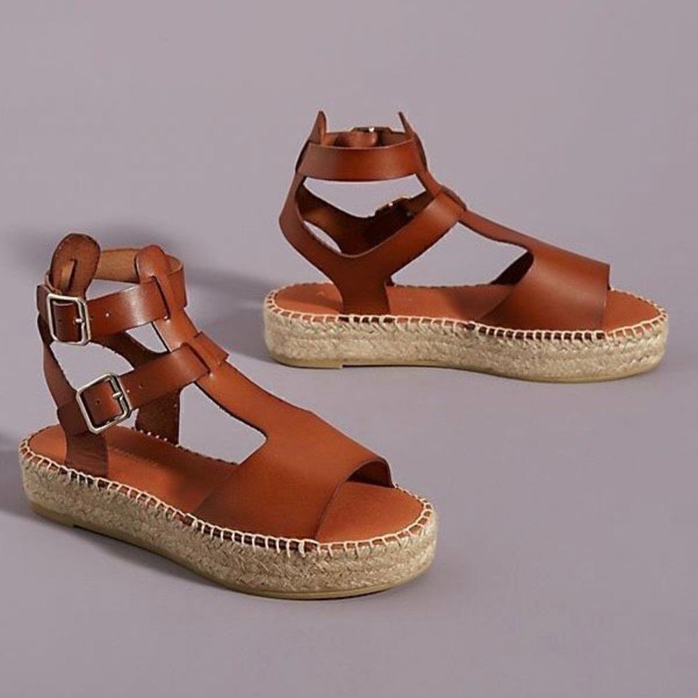NWT Clio Platform Gladiator Espadrilles Sandal